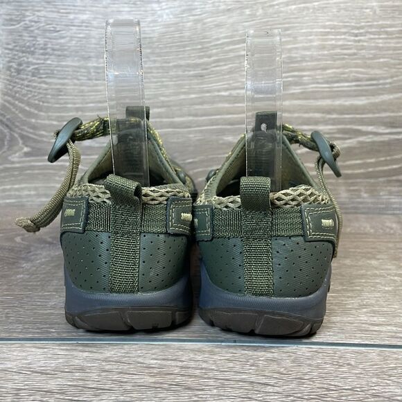 Chaco Odyssey Olive Green Waterproof Little Boy Sz 3 Hook & Loop Strap Sandals - Picture 4 of 10